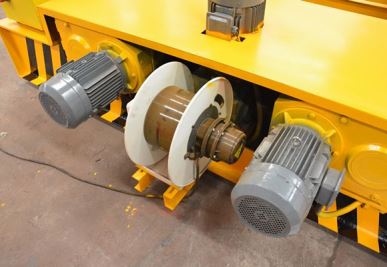 Кабельний барабанний пересувний трансмісійний візок