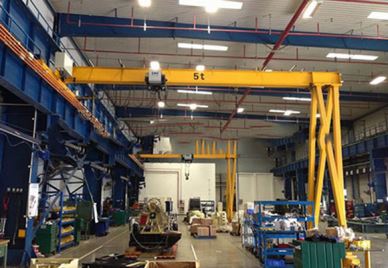 Європейський напівголіатний кран